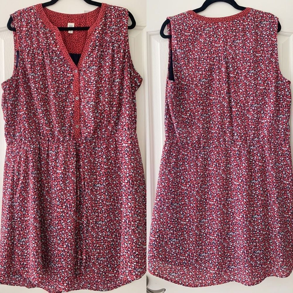 GAP Red Floral Mini Dress